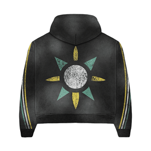 OEM Custom Manufacturer Men Streetwear Heavyweight Tracksuit Acid Washed Distressed <b>Embroidery</b> Men's Tracksuit <b>Set</b> - Product Image 3