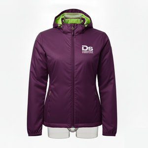 Veste coupe-vent Softshell pour femmes en nylon polyester résistant à l'eau avec Offre Spéciale à fermeture éclair sur le devant avec logo - Product Image 1