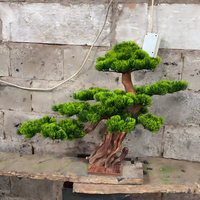 Bonsaï en pot naturel, éco-responsable, durable, feuilles artificielles haute simulation, décoration de bureau pour Noël et Nouvel An
