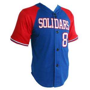 Uniforme de Béisbol Unisex al Por Mayor, Más Vendido, con Logotipo Personalizado, Nombre del Equipo, 100% Poliéster y Algodón, Manga Corta, Absorbe la Humedad - Product Image 2