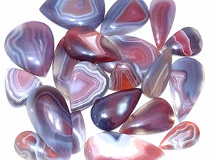 Best Quality Natural Botswana Agate Loose Gemstone Cabochon Agate Loose Gemstone Mix Shape and Size Gemstone for Jewelry Making - Product Image 5