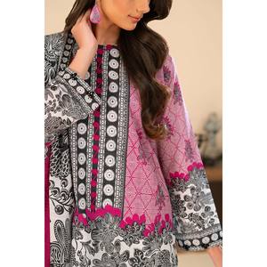 Traje Salwar Kameez de 3 Piezas en Algodón Khaddar Estampado con Dupatta para Festivales, Ropa Étnica, Estilo Pakistaní, Vestido Indio SD-62023 - Product Image 5