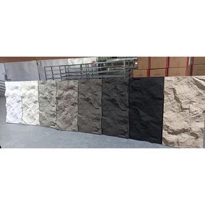 Sang trọng 3D bọt Faux PU đá tường Bảng điều chỉnh nhà sản xuất sản xuất nội thất Polyurethane nhân tạo bên ngoài đá nền - Product Image 6