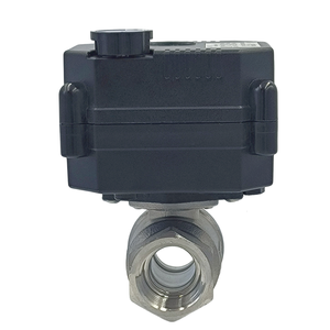 饮用水水表系统电子自动水流控制停止关闭电动球阀 - Product Image 4