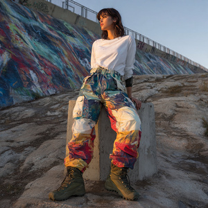 กางเกงกันน้ำแบบสั่งทำพิเศษ กางเกงกันลมสำหรับผู้หญิง กางเกงไนลอนผสมสแปนเด็กซ์กันลมสำหรับผู้หญิง - Product Image 5