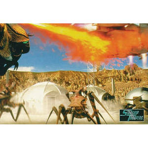 Carte postale de style moderne Starship Troopers en papier pour décoration murale - Product Image 1
