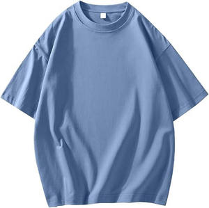 "T-shirt graphique surdimensionné pour homme Streetwear de luxe personnalisé en coton lourd d'été" - Product Image 1