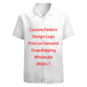 Vente chaude chemise hawaïenne hommes conception tribale polynésienne chemises imprimées impression de chemise personnalisée - Product Image 6