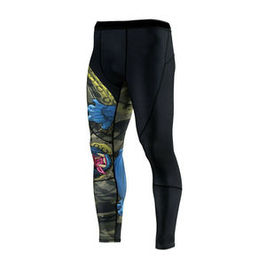 2025 personnalisé de haute qualité hommes MMA guêtres Fitness Leggings dernières conceptions en gros personnalisé imprimé hommes MMA guêtres pantalons - Product Image 1