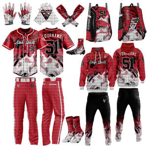 ชุดเบสบอลทีมเบสบอลพิมพ์ลายสำหรับจัดการเบสบอล - Product Image 1