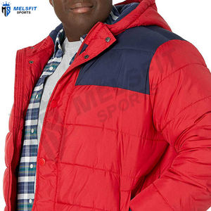 Chaquetas Acolchadas para Hombre, Diseño Nuevo 2025-26, Logotipo Frontal Personalizable, Letra Personalizable, Transpirables, Resistentes al Viento, Ecológicas, Gruesas y Cálidas para Invierno - Product Image 3