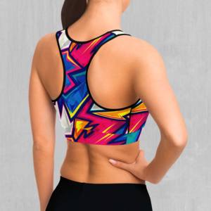 OEM Custom Made Women's Fitness Wear Sublimation <b>Sports</b> <b>Bra</b> Top Seamless Cotton Yoga Sportsswear <b>for</b> <b>Girls</b> Plus Size Options - Product Image 4