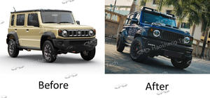 3 door <span class=keywords><strong>5</strong></span> door G63 W Style Offroad <span class=keywords><strong>4x4</strong></span> Car Exterior Accessories Full Set Body Kits pour <span class=keywords><strong>Suzuki</strong></span> <span class=keywords><strong>Jimny</strong></span> Sierra JB74/64 2018-2023 Bump - Product Image 5