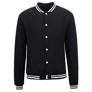 Precio cómodo Mangas completas Chaquetas universitarias de Navidad Ligero y transpirable Chaqueta de béisbol en blanco para hombres - Product Image 1