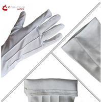 Gants de cérémonie maçonniques de haute qualité, écologiques, respirants, durables, à séchage rapide, compatibles écran tactile, pour toutes les saisons, en coton