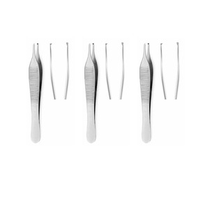 Hudson (<span class=keywords><strong>ewald</strong></span>) 1x2 răng thép không gỉ ngón tay cái kẹp Hướng dẫn sử dụng nguồn điện dụng cụ phẫu thuật quan trọng đối với mô kẹp - Product Image 2