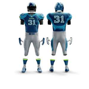 Sublimación personalizada, uniformes de fútbol americano, camisetas de fútbol bordadas para equipos, venta al por mayor, uniformes de fútbol americano - Product Image 2