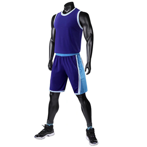 Wholesale Price High Quality Custom Basketball Uniform for Men Low High Quality Training Polyester Basket Ball Jersey For Men - Product Image 3