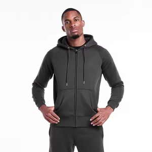 Unisex Custom Men's <b>Zipper</b> <b>Hoodies</b> With Embroidered Logo French Cotton Blank Zip up for Winter Designer 3D Pattern - Product Image 1