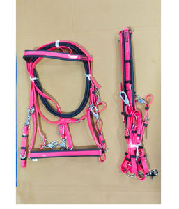 Bridon d'endurance personnalisé en PVC style 2026 avec plastron et boucles en acier inoxydable, produits équestres imperméables - Product Image 1