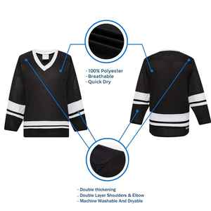 Custom Sublimated Ice Hockey Jersey Wear Practice Laced Collar Ice Hockey <b>Flame</b> Jerseys - Product Image 2