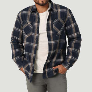 Veste en flanelle pour homme 2026, haute qualité, impression de logo personnalisée, imperméable, en polaire de mouton, style streetwear, tricotée - Product Image 6