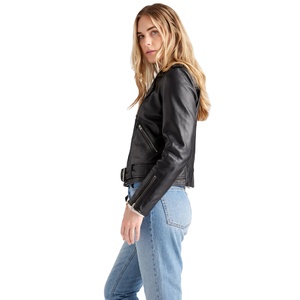 Vestes d'hiver en cuir véritable tricotées pour femmes PUFFIN SPORTS - Séchage rapide, doublure en coton respirante et écologique, personnalisable - Product Image 4