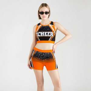 Shorts de cheerleading pour femmes, légers, de haute qualité, personnalisés, pour la danse et les spectacles, avec sublimation par transfert, vente en gros - Product Image 2