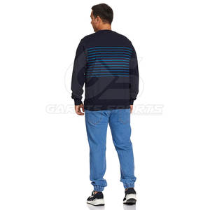 Sweat-shirt imprimé pour hommes Pull à col rond surdimensionné avec design graphique pour streetwear tendance et tenues quotidiennes - Product Image 4