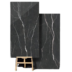 Châu Âu nhà bếp phòng khách màu xám đá cẩm thạch tĩnh mạch 60x120 bóng kết thúc 9 mét Độ dày sứ dính tường gạch lát sàn cho biệt thự - Product Image 1