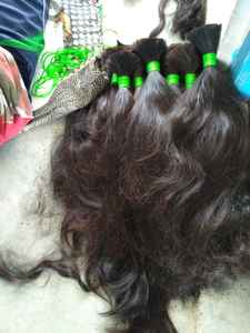 Cheveux humains vierges bruts non traités en gros, alignés sur les cuticules, cheveux humains indiens, vague d'eau, boucles - Product Image 4