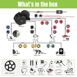 Kit de Motor de Accionamiento Central <span class=keywords><strong>Bafang</strong></span> M325 M625 <span class=keywords><strong>250W</strong></span> 750W 48V Económico con Protocolo CAN para Bicicletas Eléctricas - Product Image 6