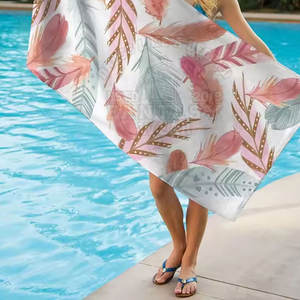 Toalla de Playa de Lujo Ligera, Toalla de Playa de Microfibra al por Mayor con Estampado Personalizado en Venta 2026 - Product Image 4