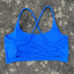 Sujetador deportivo con tirantes cruzados para gimnasio, Top corto de entrenamiento de Yoga para mujer, Bralette de Fitness de alto impacto, ropa interior acolchada para correr de talla grande - Product Image 5