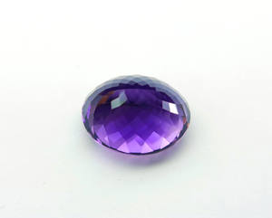 Améthyste étincelante pierre précieuse semi-précieuse forme ovale bien polie améthyste profonde taille personnalisée cadeau de pierre pour elle - Product Image 6