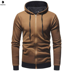 เสื้อฮู้ดแบบสวมหัวของผู้ชายผ้าเทอร์รี่ผ้าฝ้าย100% โพลีเอสเตอร์น้ำหนักเบาลำลองสีพื้นออกแบบได้ตามต้องการ - Product Image 1