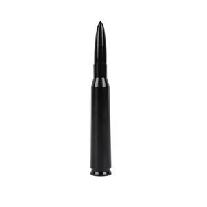 2 uds 50 <span class=keywords><strong>Cal</strong></span> Bullet Antena de calibre pesado CNC mecanizado Billet corto para Ford F150 - Product Image 1