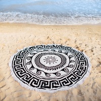 Toallas de Playa Mandala Modernas de Lujo con Diseño Personalizado, Borlas, Ecológicas, de Secado Rápido, 100% Algodón, Grandes, al Mejor Precio al por Mayor
