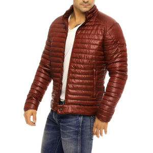 2023 ropa de hombre ropa y accesorios cuello alto hombres usan chaqueta acolchada moda nuevo diseño invierno Puffer Chaqueta brillante - Product Image 1
