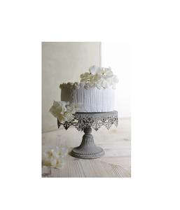 Soporte para pasteles de madera dura pulida con líneas elegantes y forma clásica para panaderos profesionales y hogares elegantes - Product Image 2