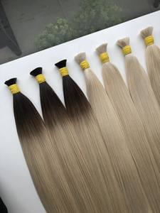 Hot Selling Virgin <b>Hair</b> Extensions - Bulk <b>Hair</b> Ombre <b>Color</b> <b>Hair</b> Extension - Product Image 2