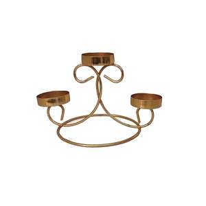 ที่วางเทียนเหล็กพร้อมเชิงเทียน3แบบเหมาะสำหรับห้องธีมโบโฮและไฟตกแต่งที่ผ่อนคลาย - Product Image 1