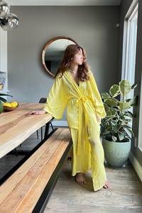 Mono ligero informal de verano transpirable y fácil de usar con cuello en V para mujer al mejor precio - Product Image 3