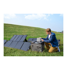 Wholesale <b>Solar</b> <b>Power</b> Generator 1500W <b>Solar</b> Generator with Folding <b>Solar</b> Panel <b>Kit</b> for Outdoor RV Use - Product Image 3