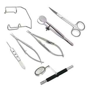 Private Label 7Pcs Veterinary <b>Eye</b> Surgery Set Manual Power Source for Vet <b>Eye</b> Surgery Pack Instrument from Pakistan - Product Image 4