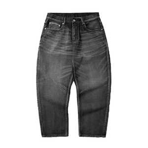 Pantalones Vaqueros de Hombre Estilo Urbano, Vintage, Deslavados, Casuales, Holgados, Unisex, de Mezclilla - Product Image 1