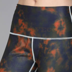 Legging femme de haute qualité avec taille élastique impression par sublimation vêtements de yoga motif solide taille adulte Legging - Product Image 6