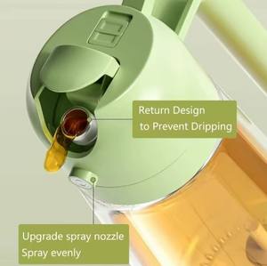 Portable 470ml Olive <span class=keywords><strong>Oil</strong></span> Glass Spray Garrafa 2 em 1 <span class=keywords><strong>Oil</strong></span> Pulverizador Dispenser Garrafa para Cozinha Cozinhar - Product Image 3