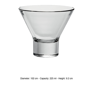 Vaso Martini Borgonovo Serie V 22.5 cl, Suministros para Restaurantes, Suministros para Bares, Venta al por Mayor - Product Image 3
