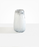 Vase décoratif moderne en résine brun rouille Pot de fleur pour intérieur et extérieur Brillant Terrasse Jardin Look pour hôtel et décoration intérieure
